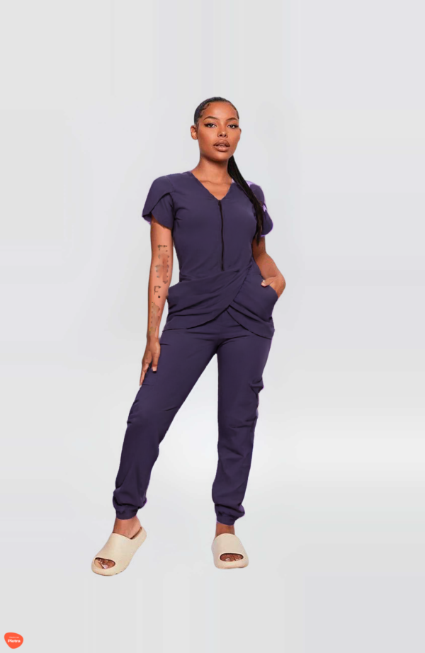 Women’s Scrub Tops Blue Color