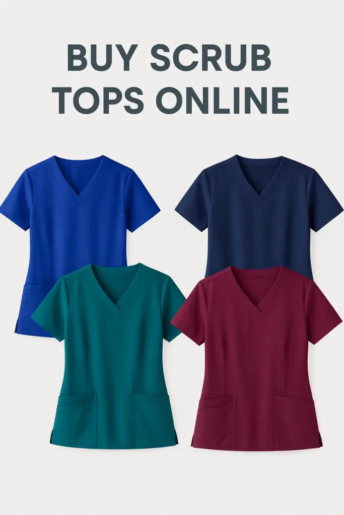 buy scrub tops online